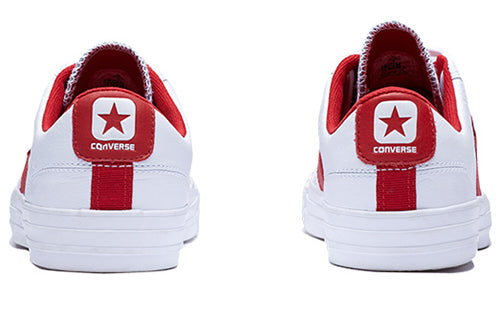 Converse Star Player Ox White Red Leather 'White Red' 159739C