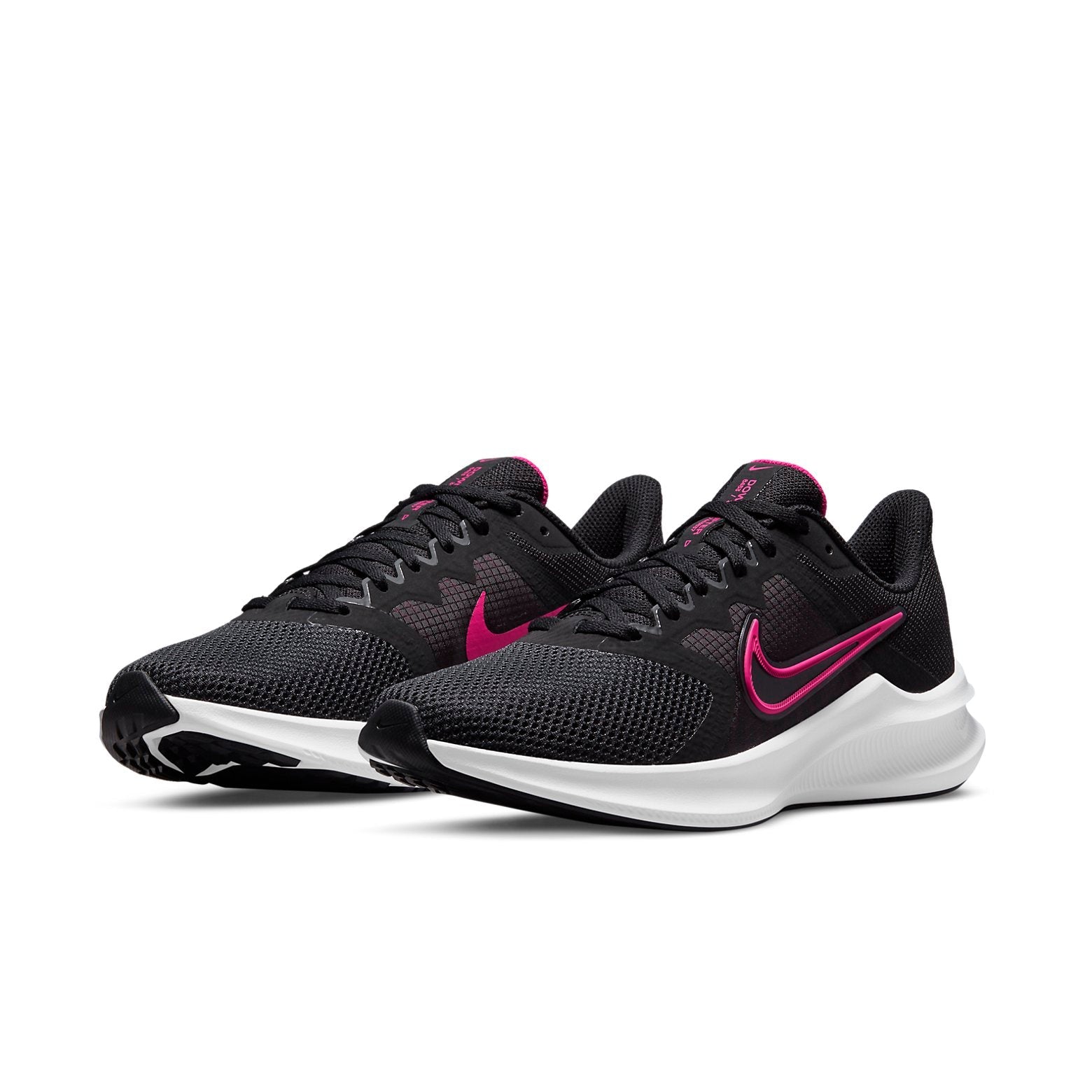 (WMNS) Nike Downshifter 11 'Black Pink White' CW3413-004
