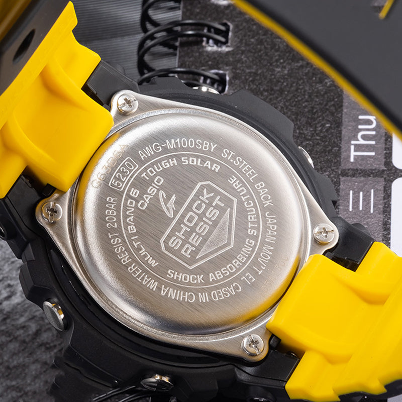 CASIO G-Shock Analog-Digital 'Black' AWG-M100SBY-1A