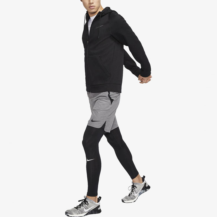 Nike As M Nk Dry Hd Fz Flc Project Full-length zipper Cardigan Training hoodie Jacket Black CT6011-010