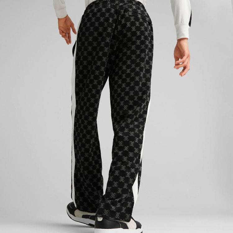 PUMA T7 Printed Track Pants 'Black' 537045-01