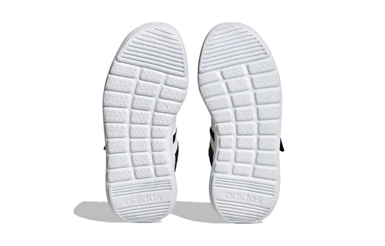 (GS) adidas Lite Racer 3.0 Hook & Loop 'Black White' HQ3763