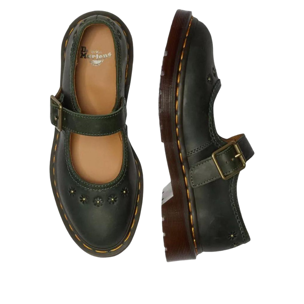 (WMNS) Dr. Martens Mary Jane Flower 'Dms Green' 42391300