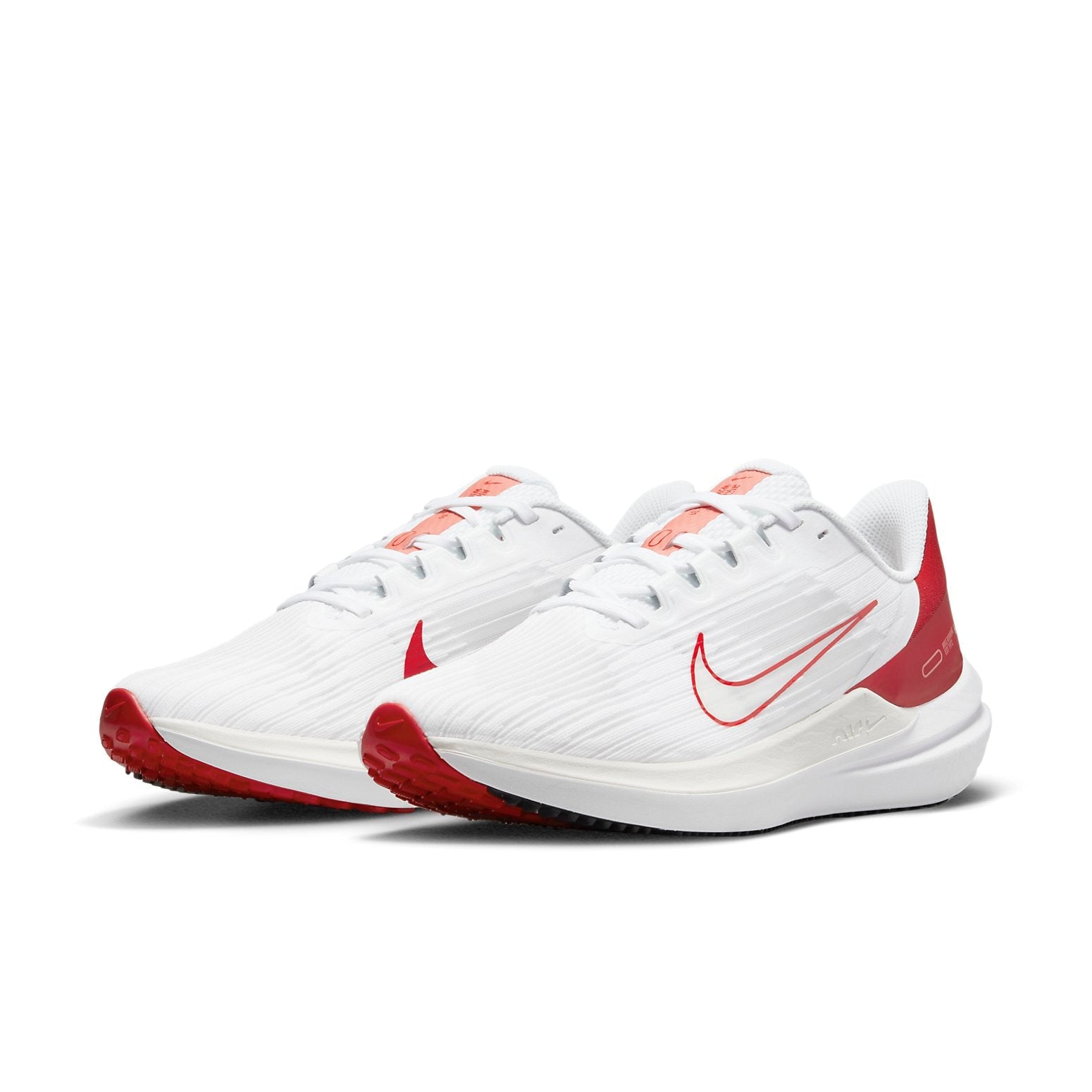 (WMNS) Nike Air Zoom Winflo 9 'White Red' DD8686-102