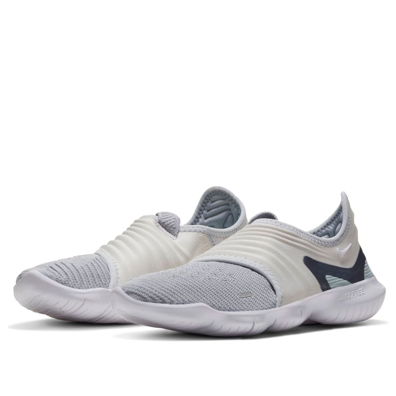 (WMNS) Nike Free RN Flyknit 3.0 White/Blue AQ5708-007