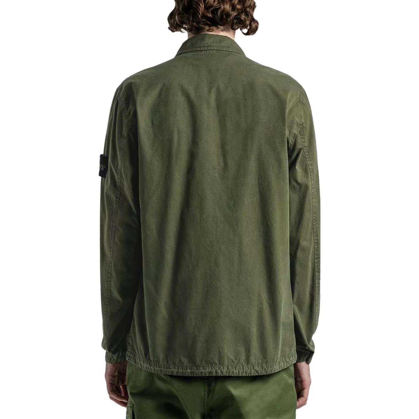 STONE ISLAND Overshirt 'Olive' 7715101WN-V0158