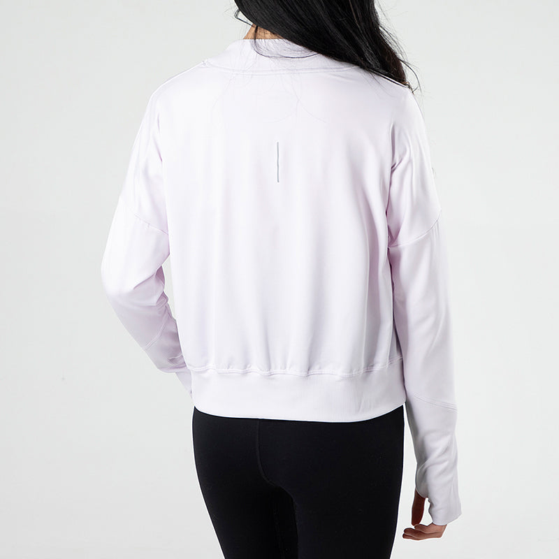 (WMNS) Nike Running Training Pullover Sports Long Sleeves Pink Red T-Shirt DA1057-573