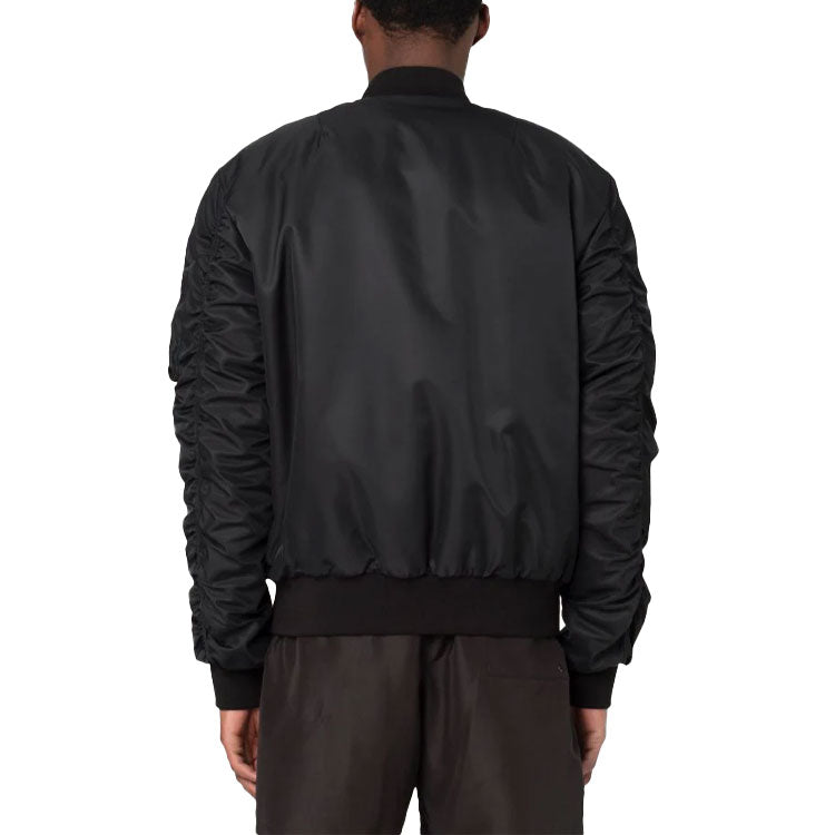 HERON PRESTON FW21 HP World Wide Print Bomber 'Black' HMEH005F21FAB0011001