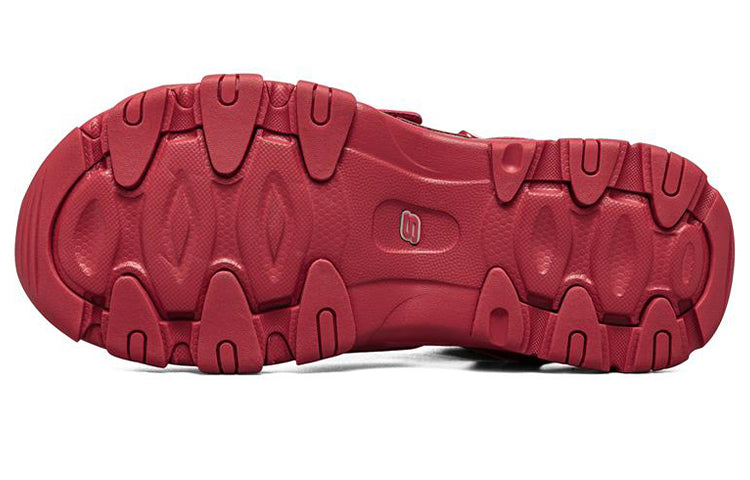(WMNS) Skechers D'lites 2.0 Sandals Red 32998-RED