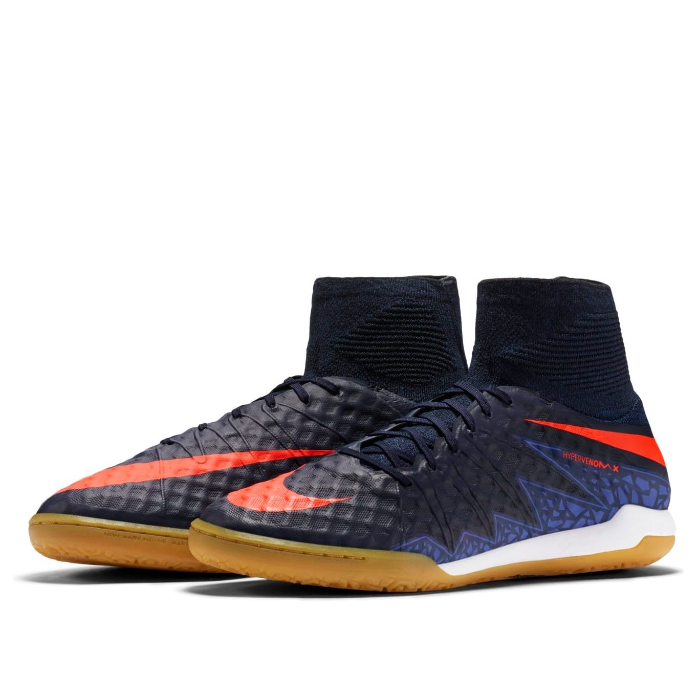 Nike HyperVenomX Proximo IC 'Obsidian Total Crimson' 747486-484