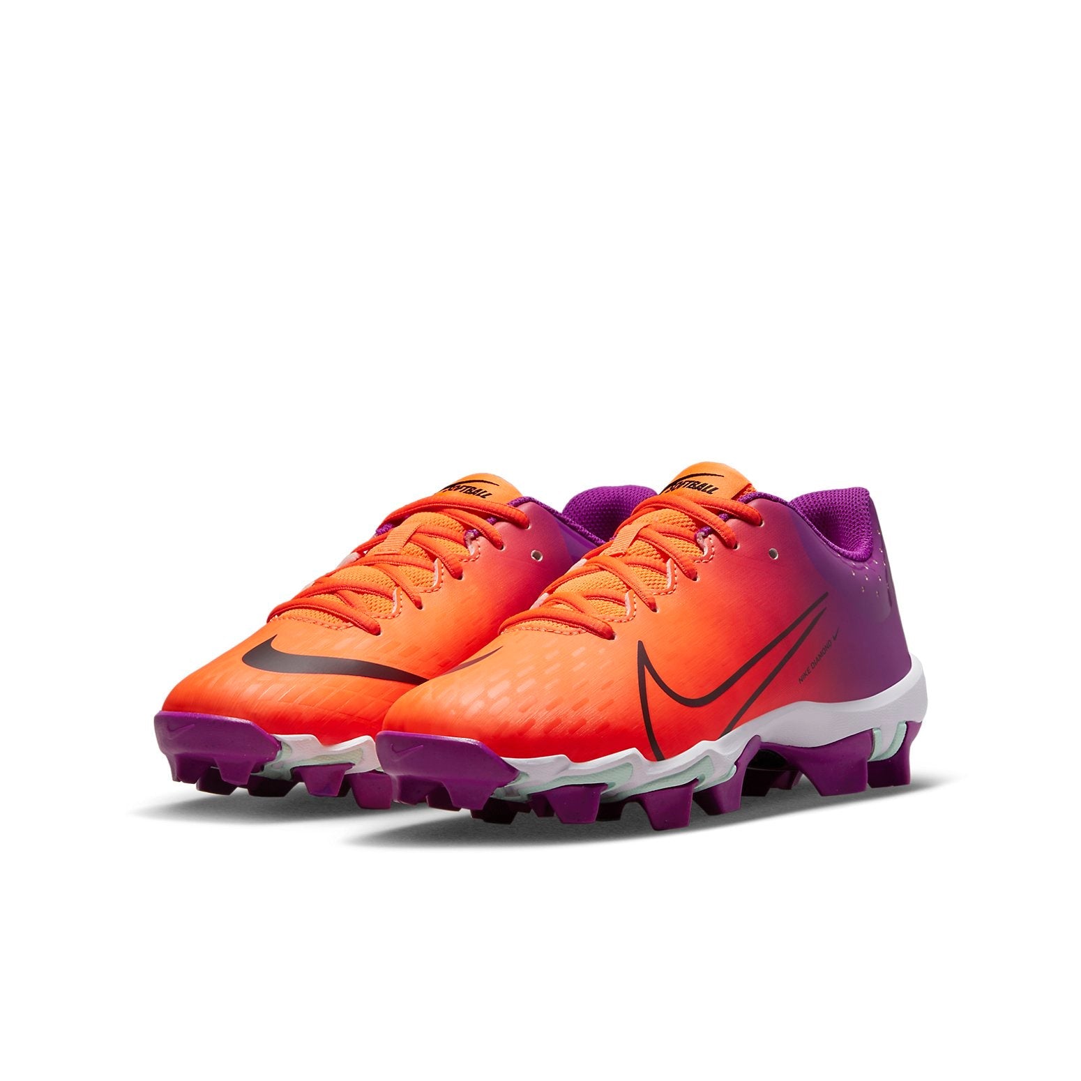 (GS) Nike Hyperdiamond 4 Keystone GG 'Total Orange Vivid Purple' CZ5919-805