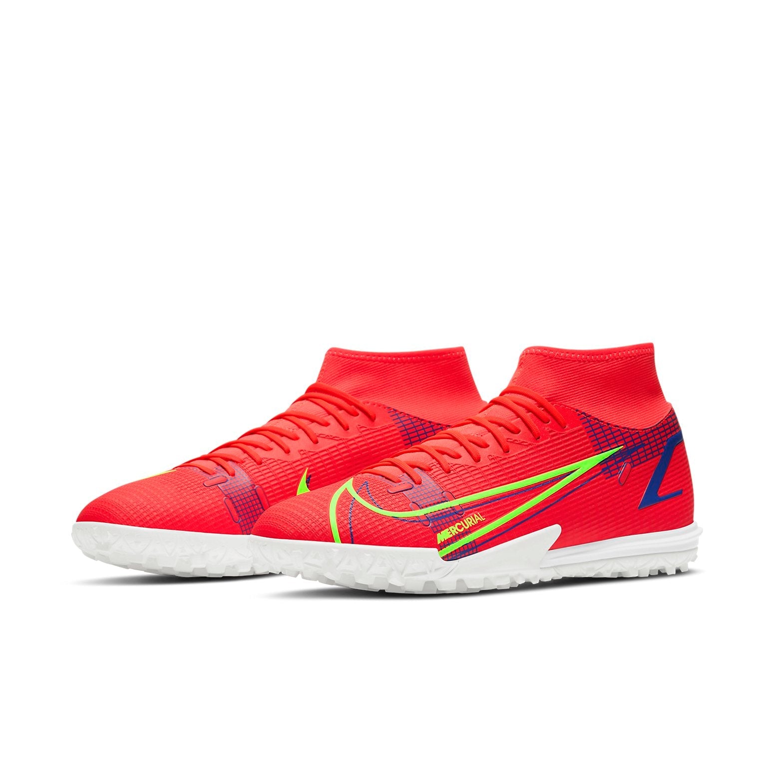 Nike Mercurial Superfly 8 Academy TF Turf 'Red Neon Green' CV0953-600