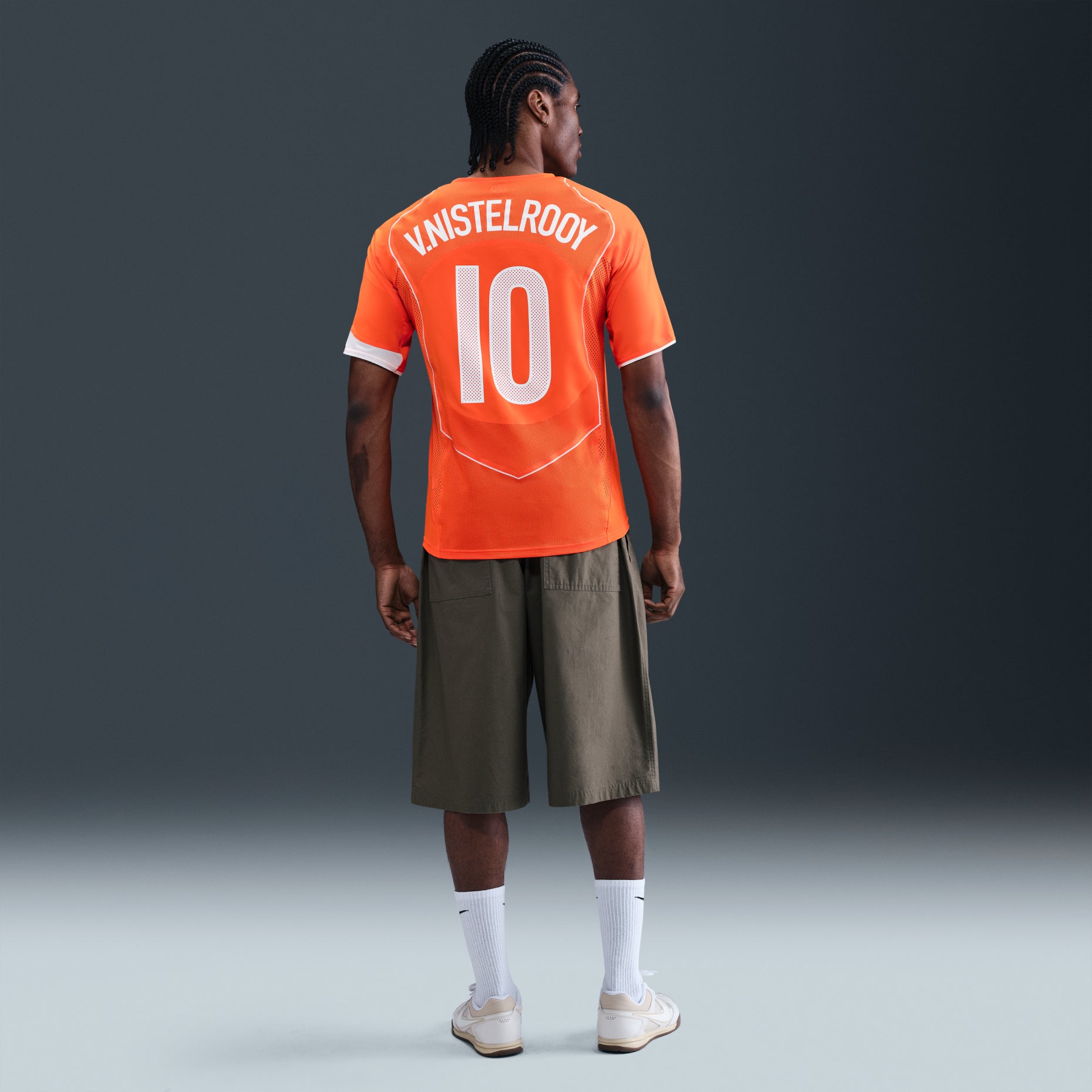 Nike x Ruud van Nistelrooy Netherlands 2004 Total 90 Reissue Jersey 'Orange Black' IF2942-819