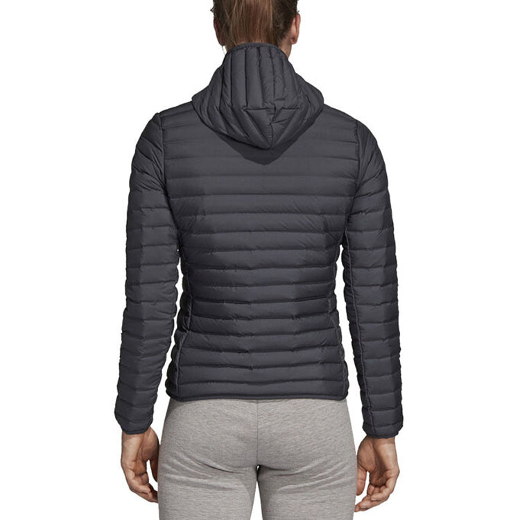(WMNS) adidas Varilite Soft Hooded Jacket 'Carbon' CY8735