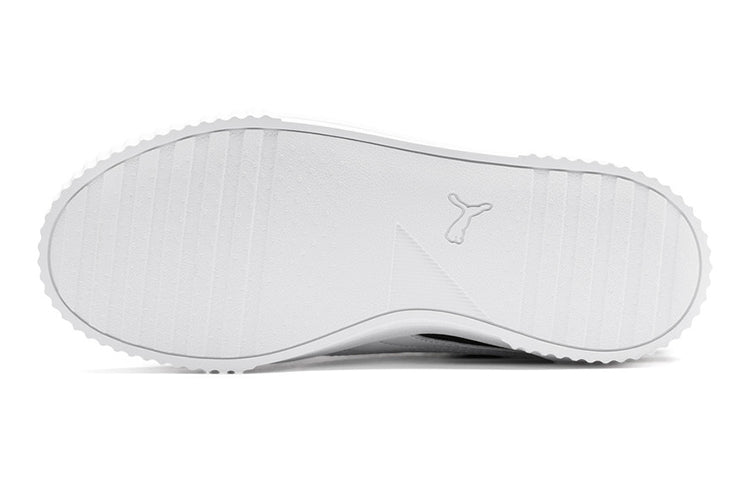 (GS) PUMA Carina Casual Board Shoes Black/White 370532-01