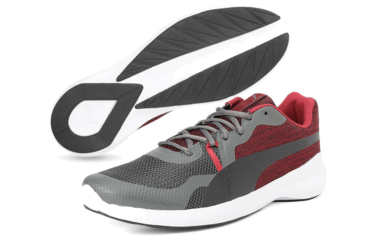 PUMA Pacer Wave Idp Low Running Shoes Grey/Red 369708-04
