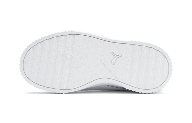 (PS) PUMA Carina L Casual Board Shoes White/Pink 370678-02