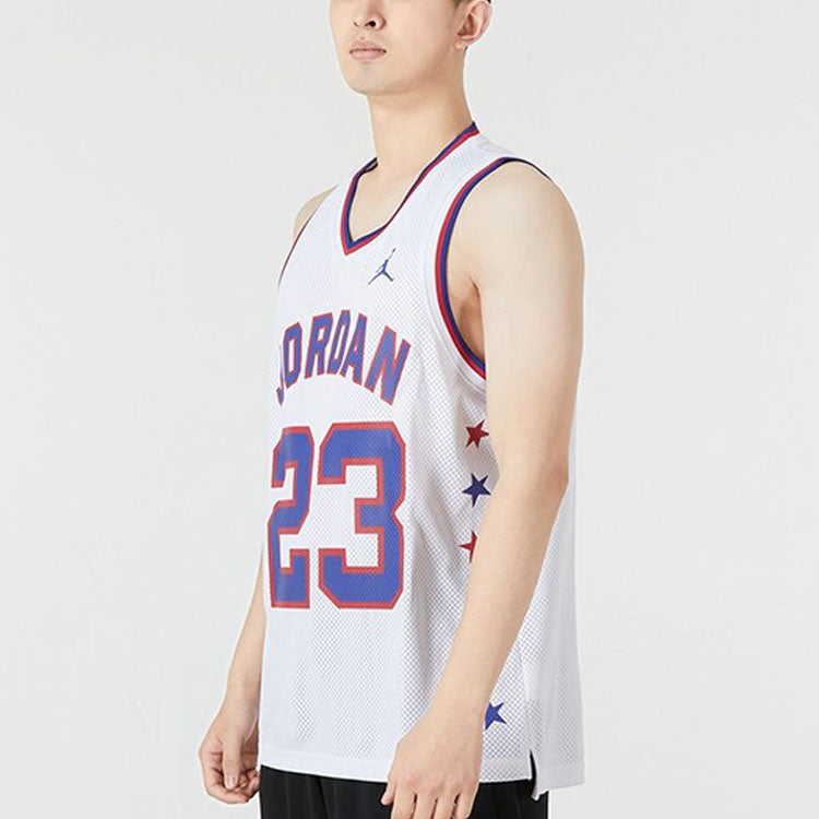 Air Jordan Basketball Training Sports Vest White DJ0251-100