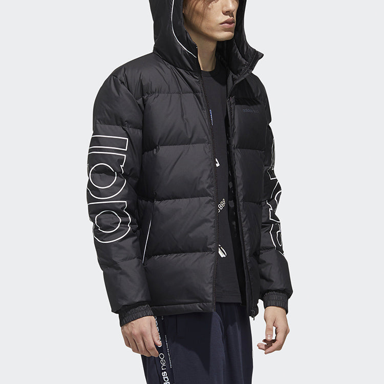 adidas neo Athleisure Casual Sports Down Jacket Black GJ8803