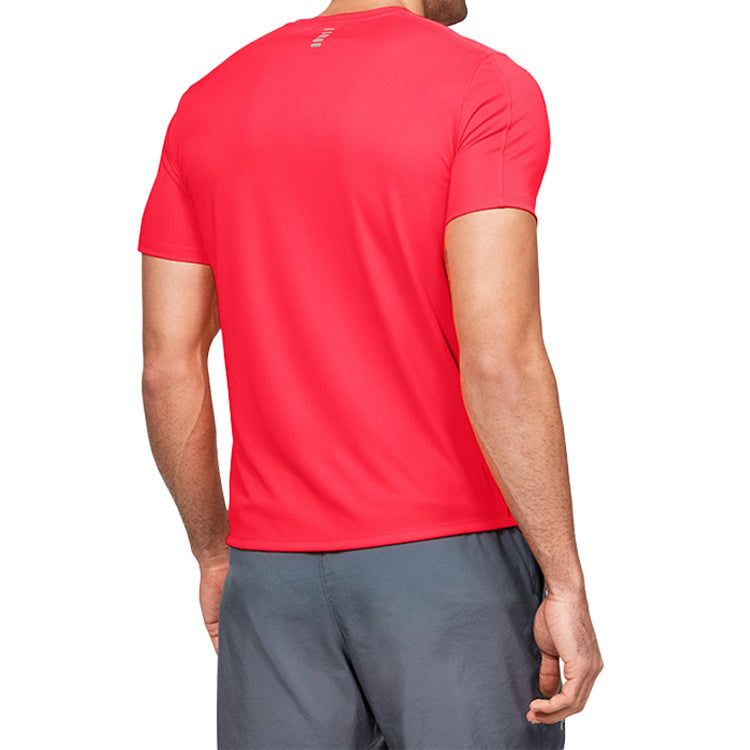 Men's Under Armour Speed Stride Running Sports Short Sleeve Red 1326564-628