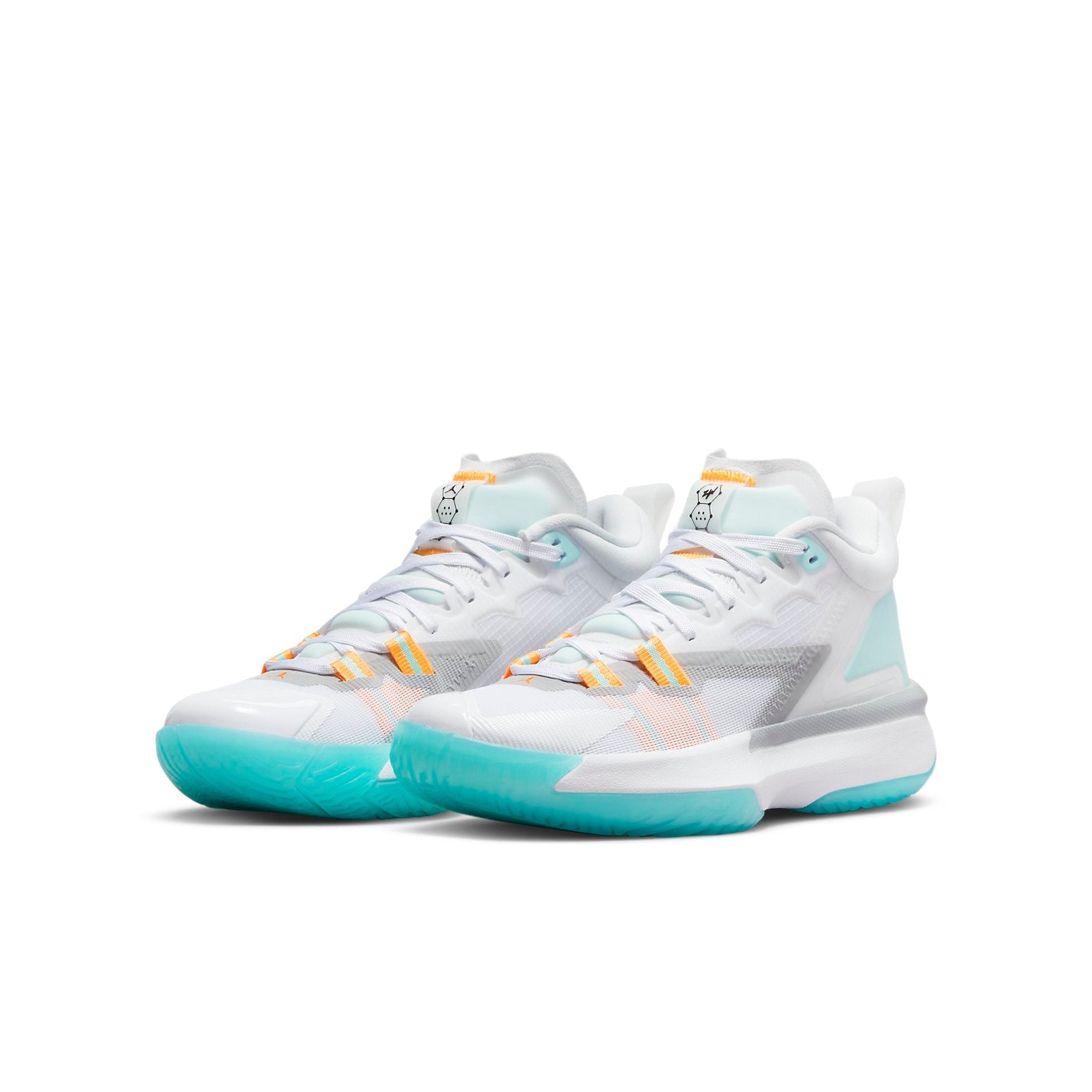 (GS) Air Jordan Zion 1 'White Dynamic Turquoise' DA3131-101