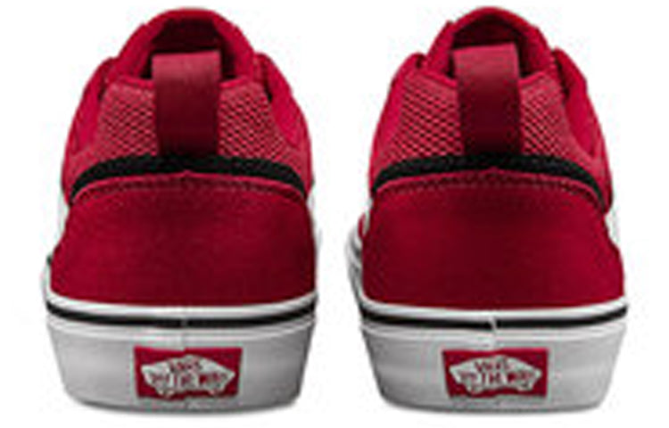 Vans Filmore Suede Canvas Skate 'Black Red' VN0A3MTJSWJ