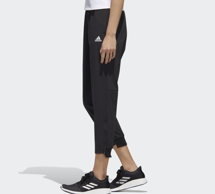 (WMNS) adidas Mh 3/4 Wv Sweatpants Black GF0123