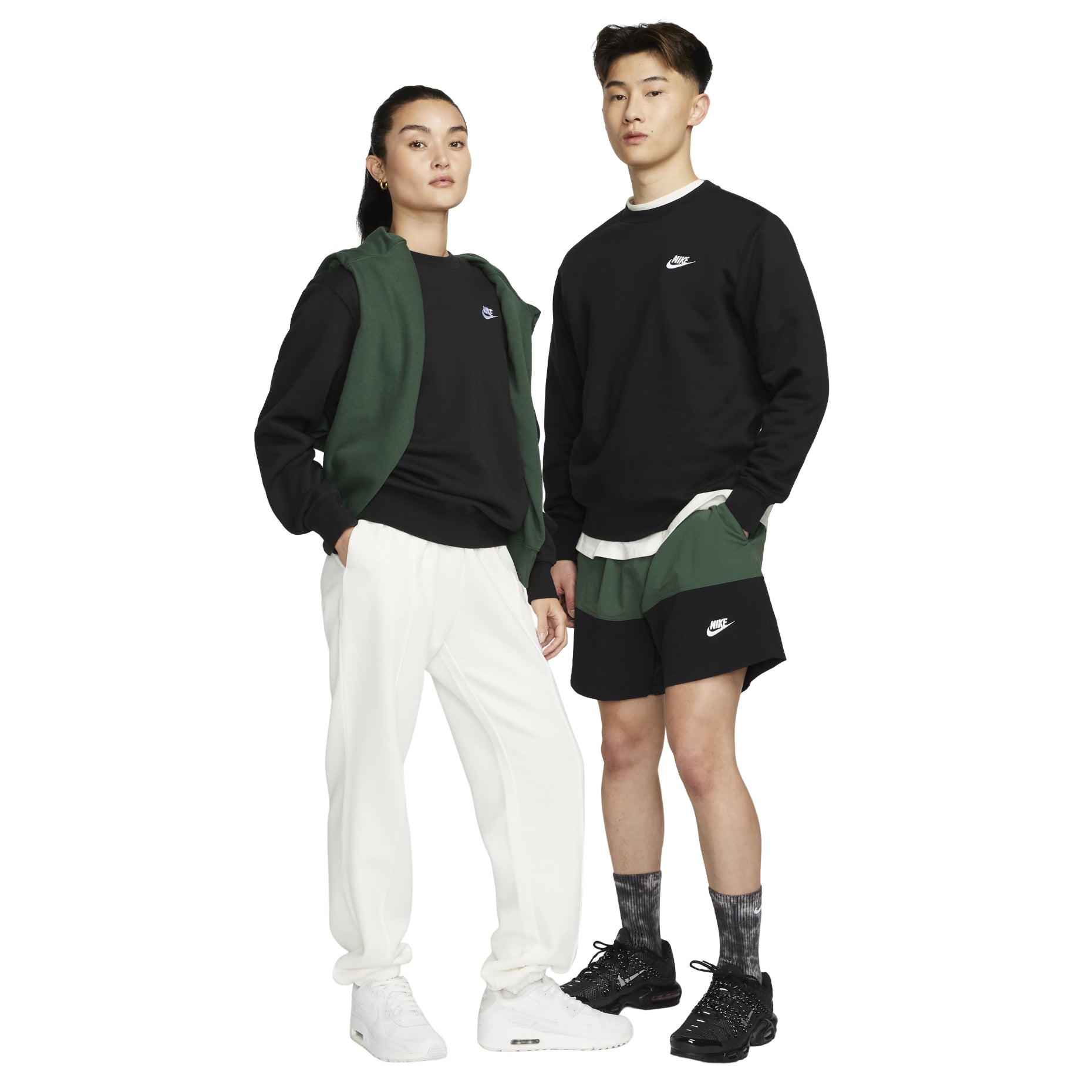Nike Sportswear Club Fleece Round Neck Pullover Black BV2663-010