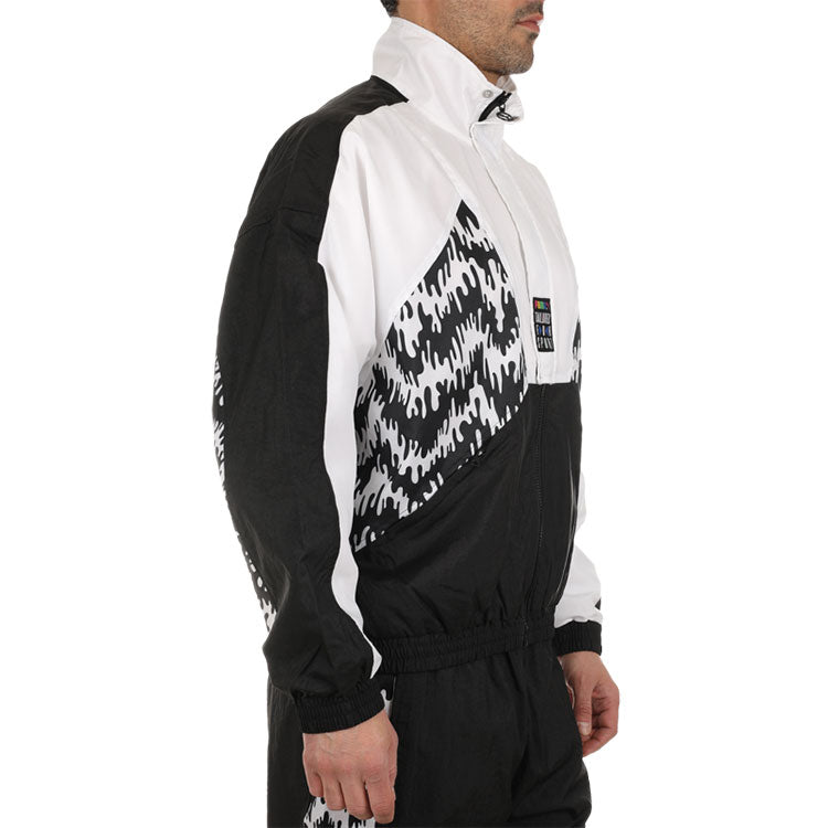 PUMA TFS OG AOP Track Jacket Retro Sports Black White 597042-01