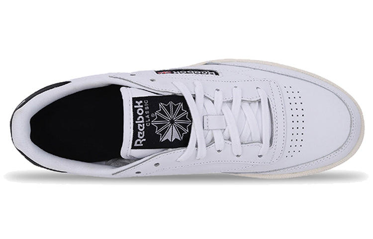 (WMNS) Reebok Club C Skate shoes 'White Black' CM9163