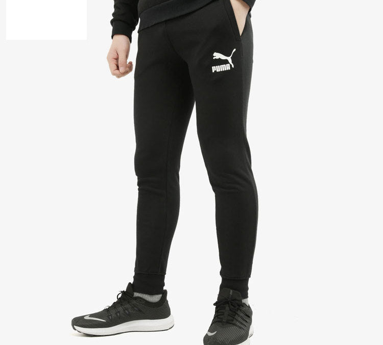 PUMA Regular Track Sweatpants 'Black White' 595894-01