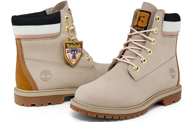 (WMNS) Timberland Premium 6 Inch Heritage Cupsole Boots 'Light Taupe Nubuck' A2GA4W