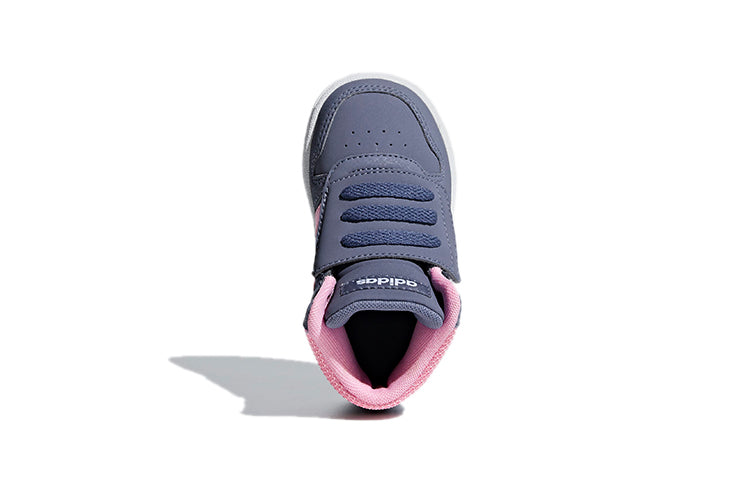 (TD) adidas Hoops 2.0 Mid 'Blue Pink' F35832