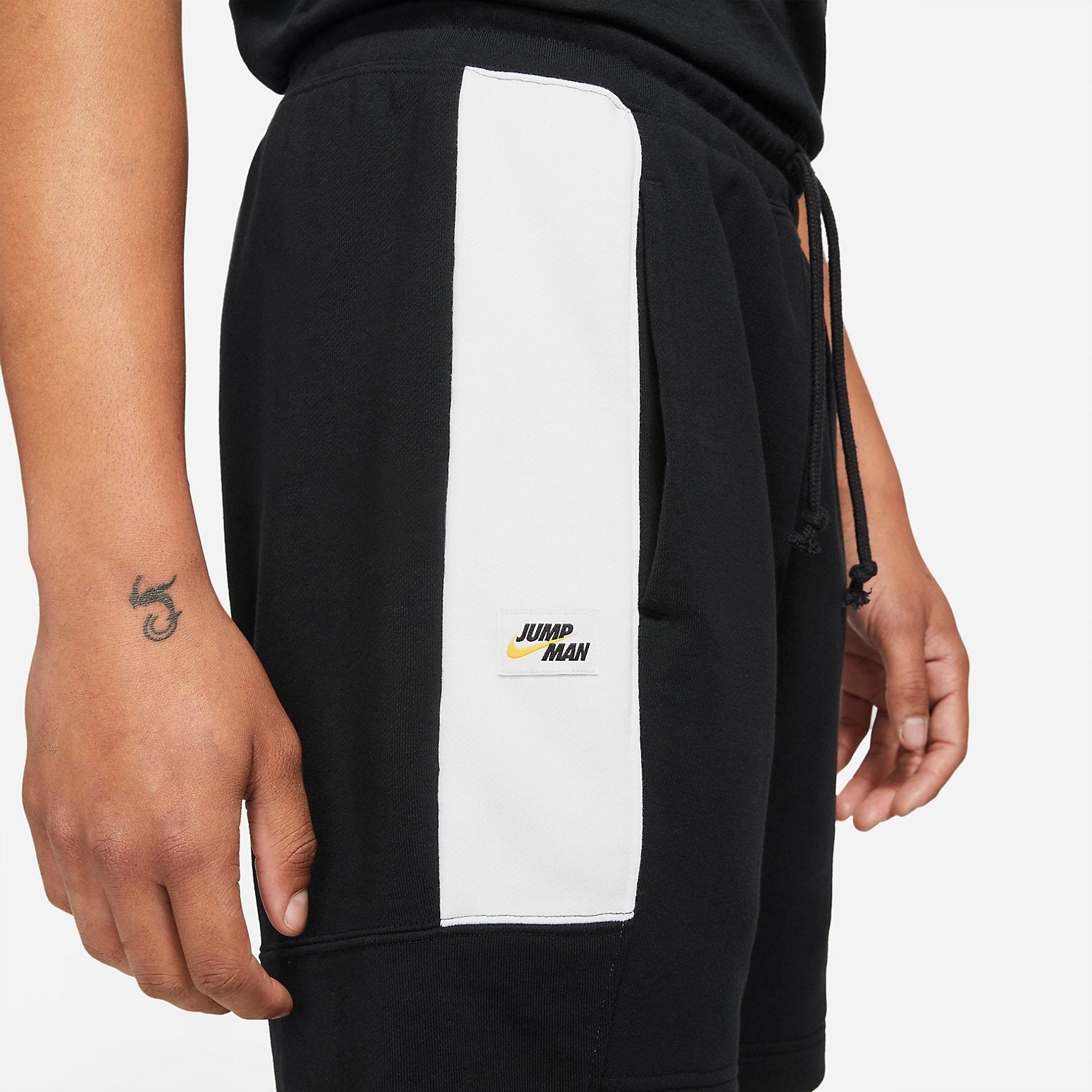Air Jordan Jumpman Logo Fleece Shorts 'Black White' DA7205-010