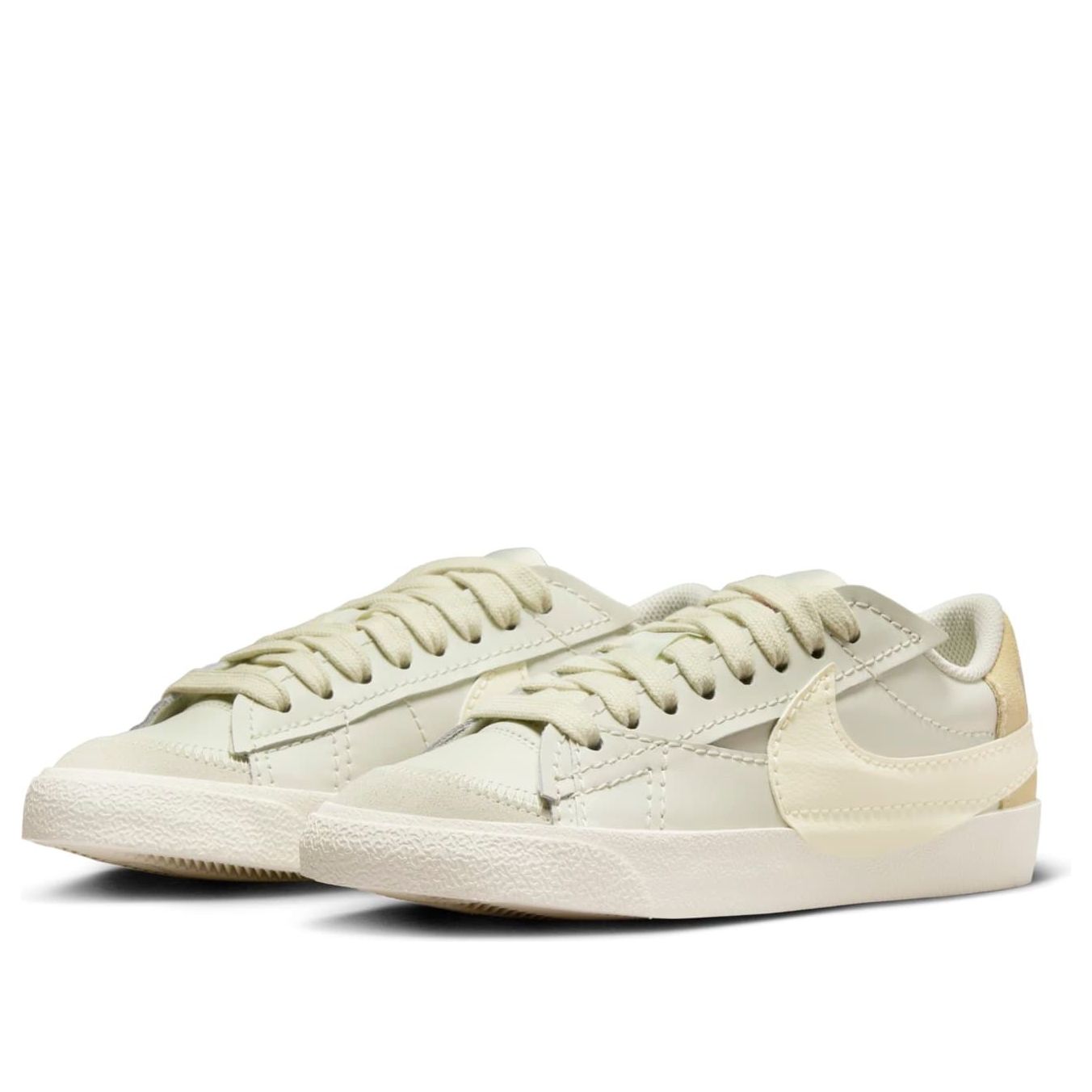 (WMNS) Nike Blazer Low '77 Jumbo 'Sea Glass Pale Ivory' DQ1470-004