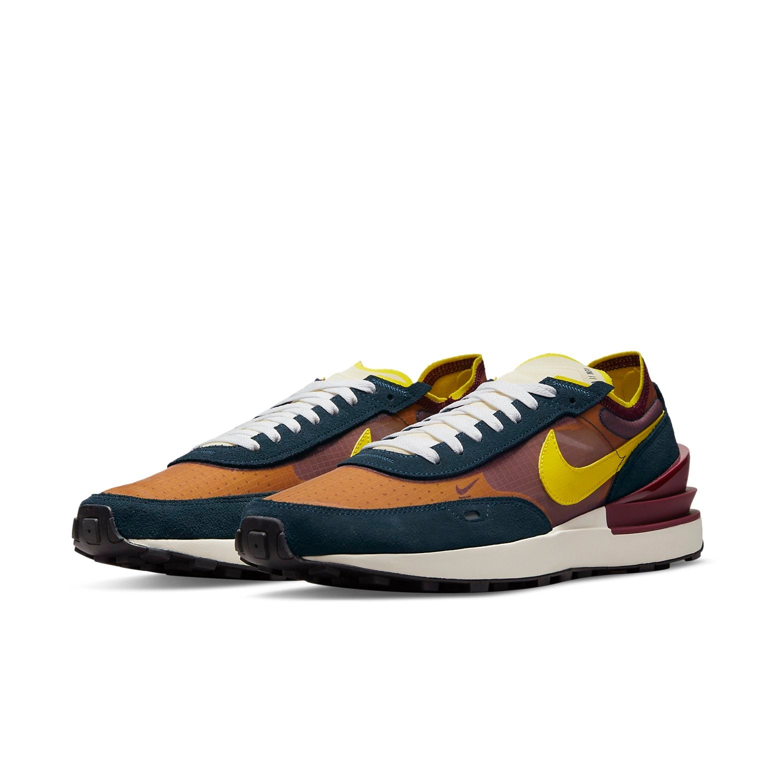 Nike Waffle One SE 'Dark Beetroot Yellow Strike' DD8014-600