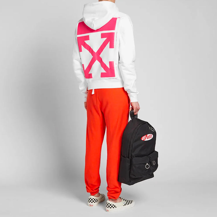 Men's Off-White Bart Simpson Printing White OMBB037S19D250040188