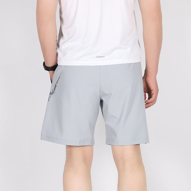 Men's Nike Side Logo Sports Loose Gray Shorts CJ2393-077