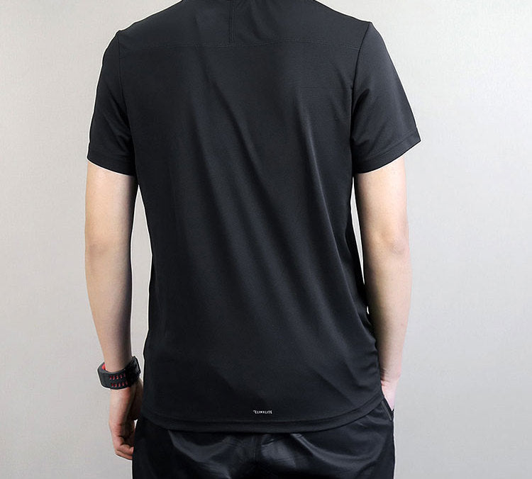 adidas m Hi Dry Tee Outdoor Sports Short Sleeve Black CV4895