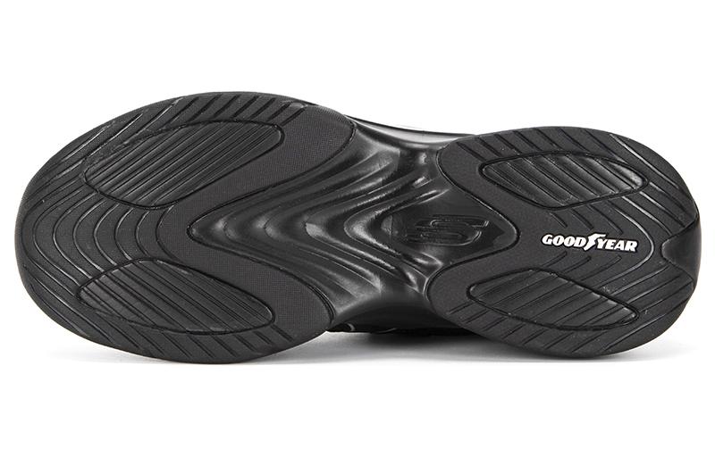 (WMNS) Skechers DLITES Hyper Burst 'Black Silver' 149983-BKSL