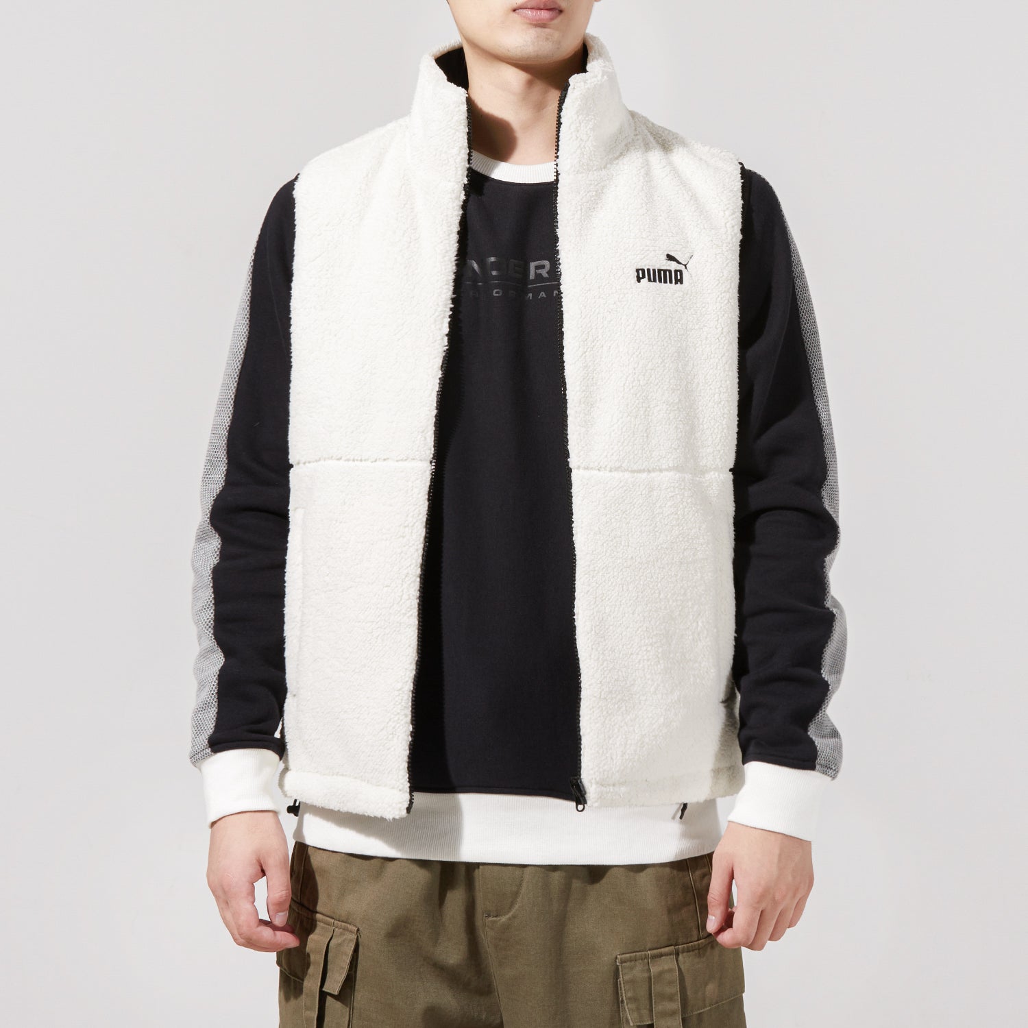 PUMA Polyester Outer Shell Vest 'White' 848955-93