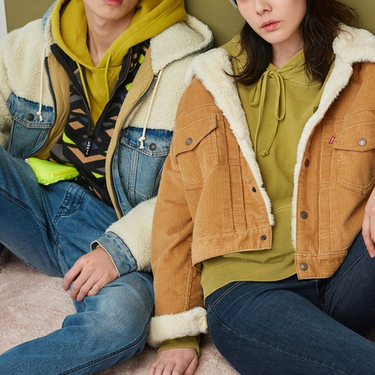 (WMNS) Levi's Series Embroidered Logo Hoodie 'Green' 85279-0031