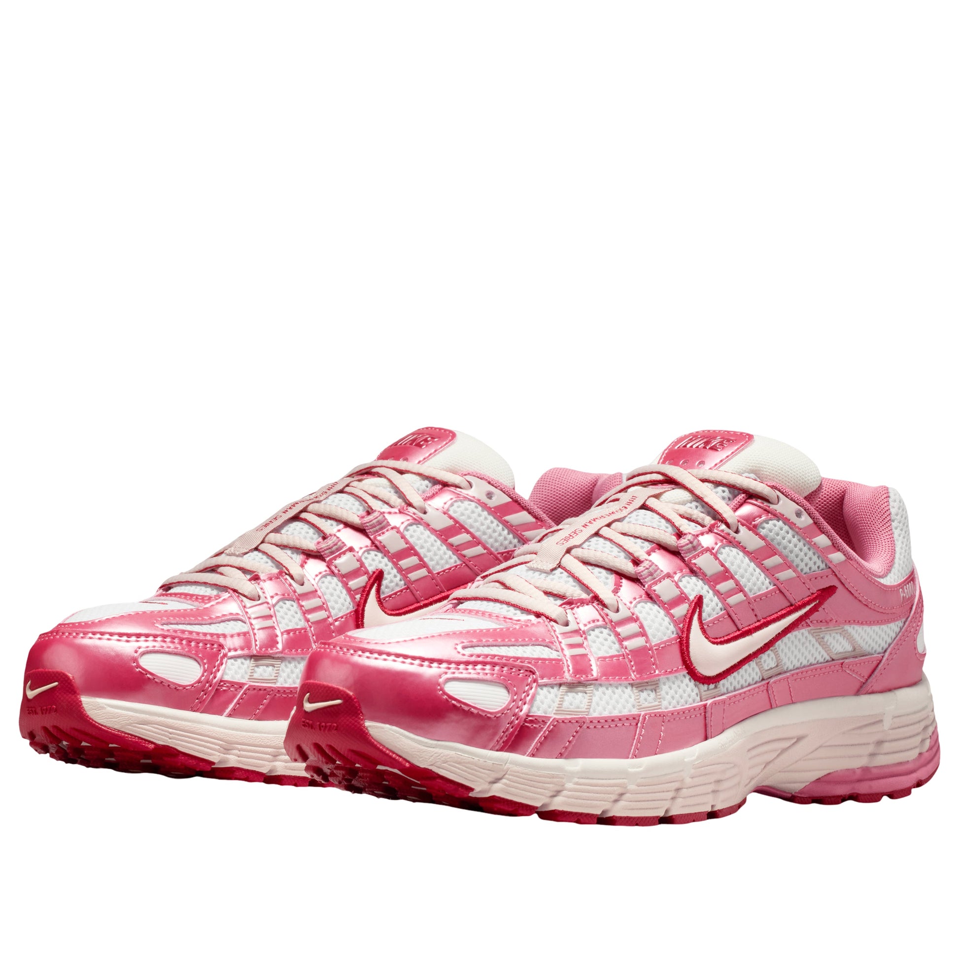 (WMNS) Nike P-6000 'White Silt Red Peony' IO3496-100
