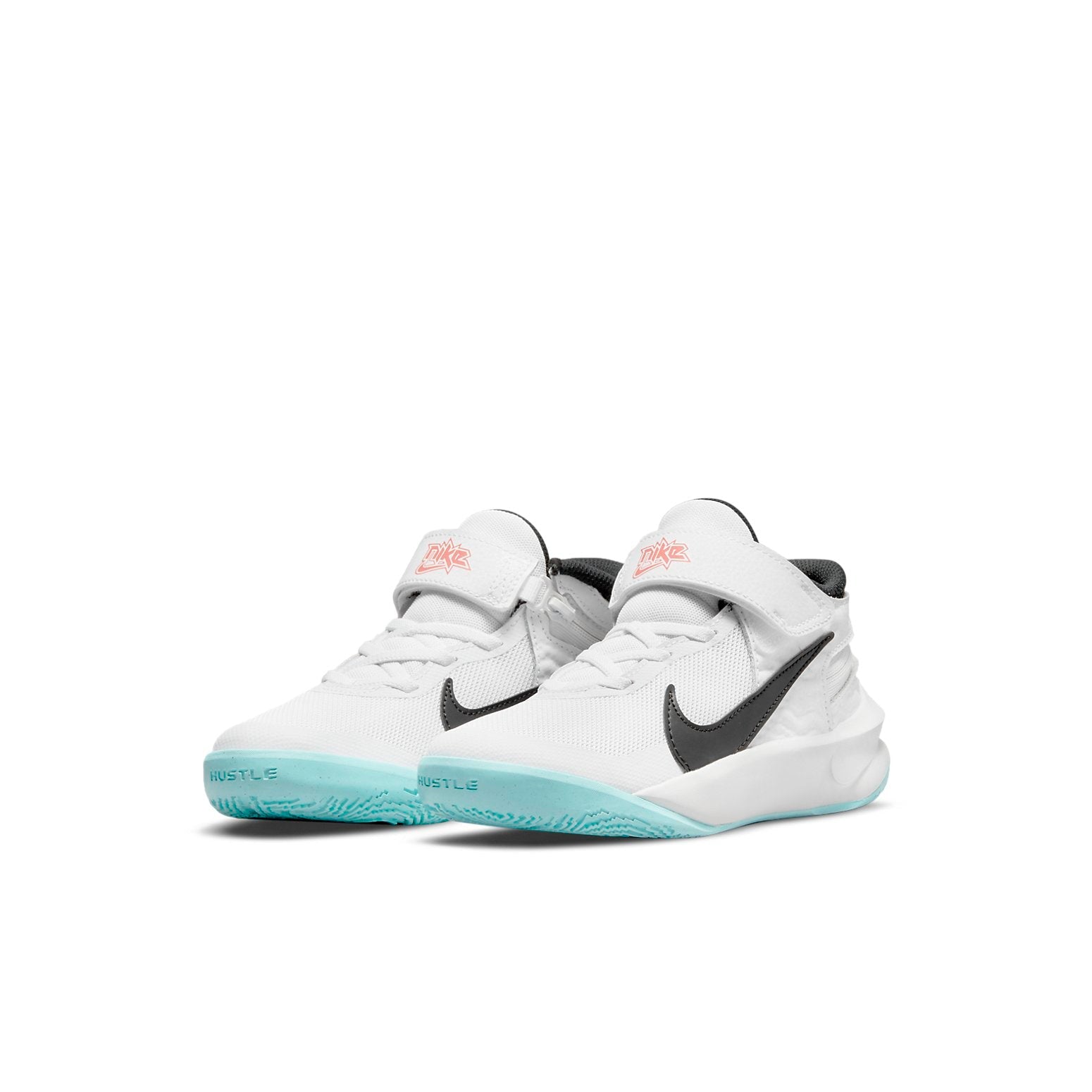 (PS) Nike Team Hustle D10 FlyEase 'White Black' DD7302-102