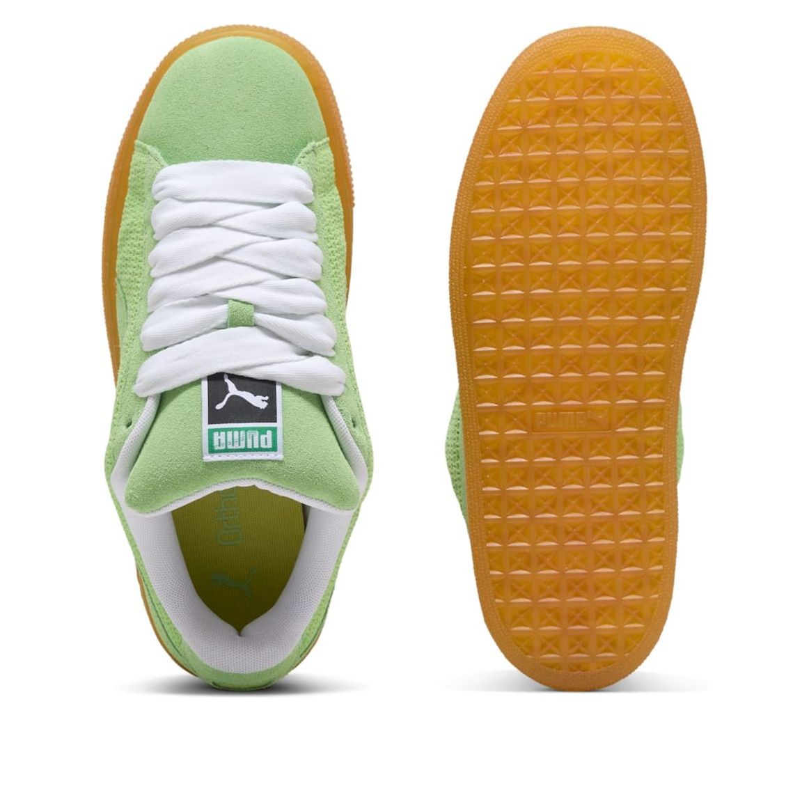(WMNS) PUMA Suede XL Braided 'Spring Fern' 402318-01