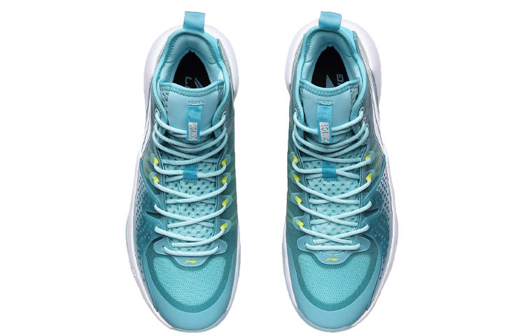 Li-Ning Combat High 'White Blue Green' ABAR059-2