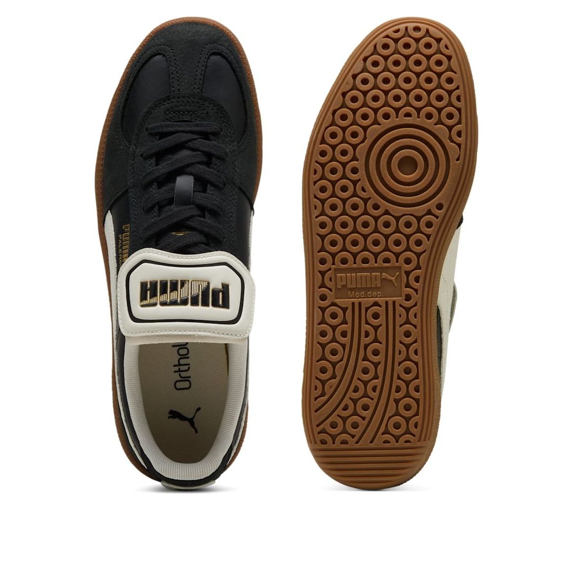 Puma Palermo Premium 'Black White Gum' 401744-02