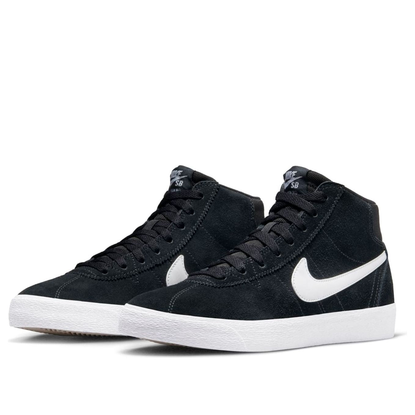(WMNS) Nike Bruin High SB 'Black White' DR0126-001