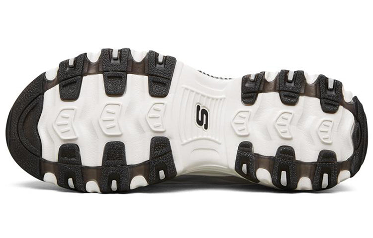 Skechers D Lites 1.0 Low Running Shoes White/Black 237156-WBK