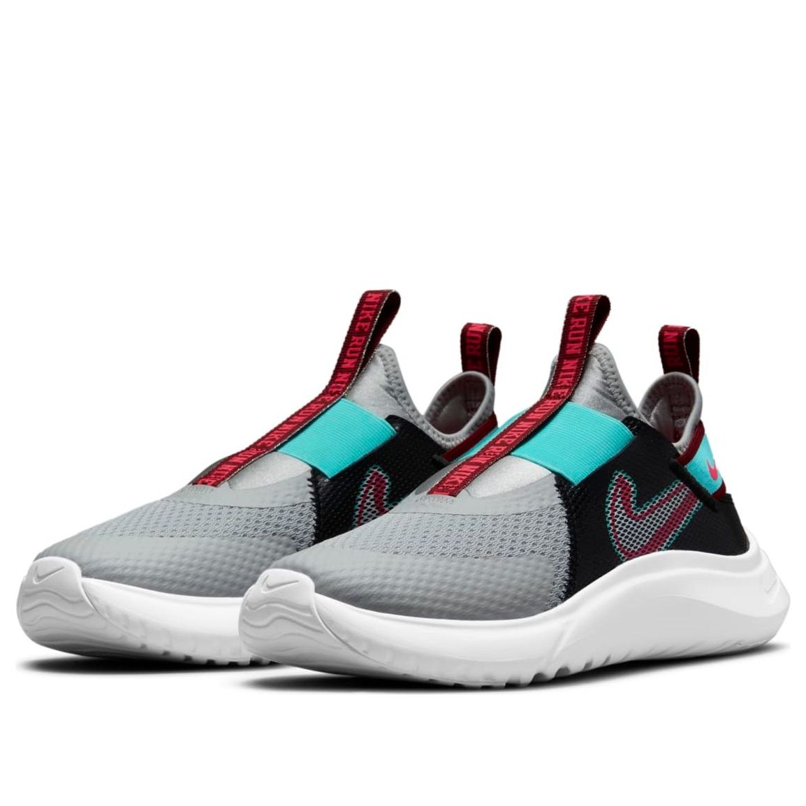 (GS) Nike Flex Plus SE 'Grey Black Red' DD1145-001
